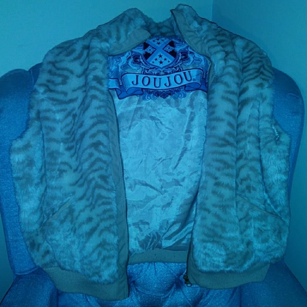 Jou jou faux fur vest from Macy's